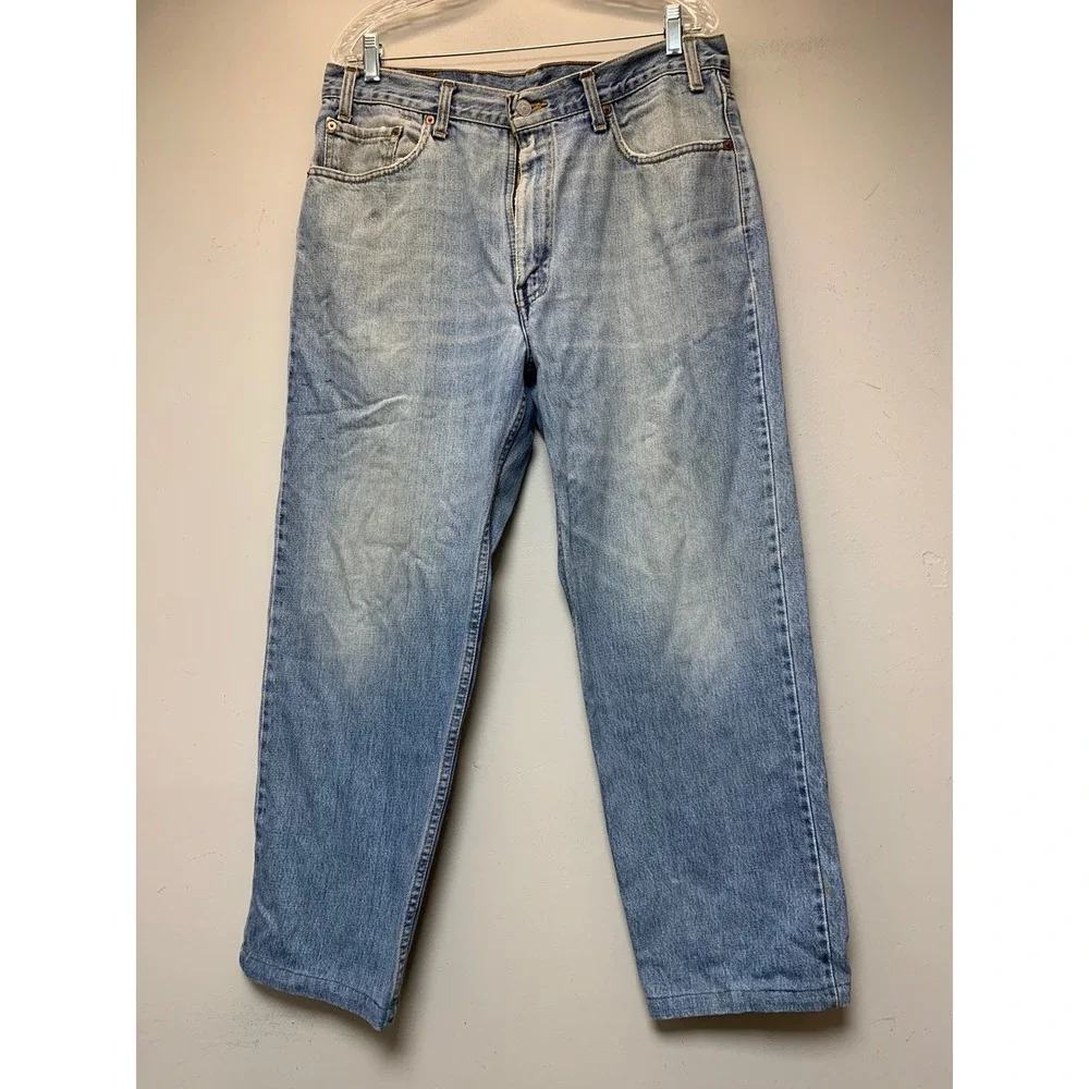 Levi's 550 Relaxed Fit Jeans Mens 36x30 Blue Excellent Vintage Made in Canada